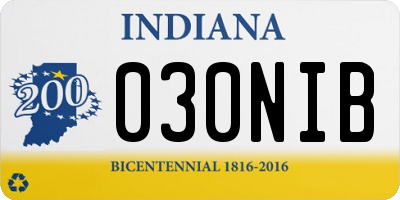 IN license plate 030NIB