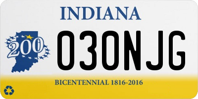 IN license plate 030NJG