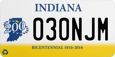 IN license plate 030NJM