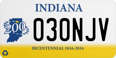 IN license plate 030NJV