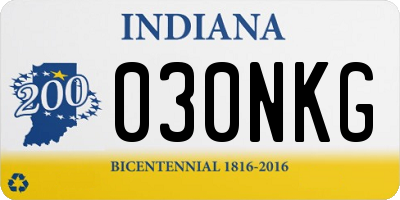 IN license plate 030NKG