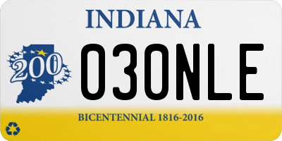 IN license plate 030NLE
