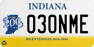 IN license plate 030NME