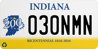 IN license plate 030NMN