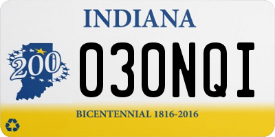 IN license plate 030NQI