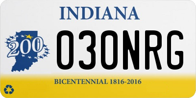 IN license plate 030NRG