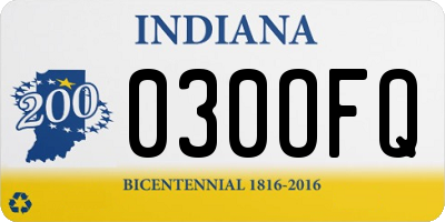 IN license plate 030OFQ