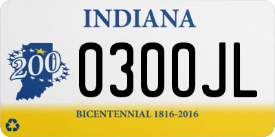 IN license plate 030OJL