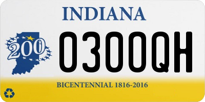 IN license plate 030OQH