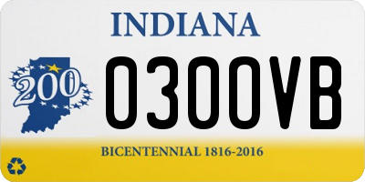IN license plate 030OVB