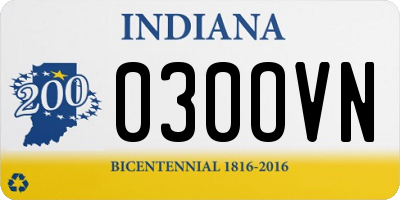 IN license plate 030OVN