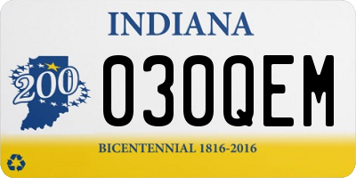 IN license plate 030QEM