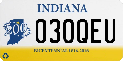 IN license plate 030QEU