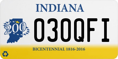 IN license plate 030QFI
