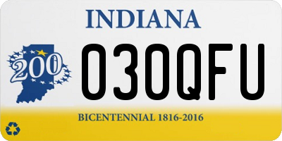 IN license plate 030QFU
