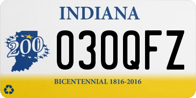 IN license plate 030QFZ