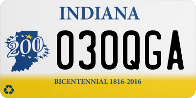 IN license plate 030QGA