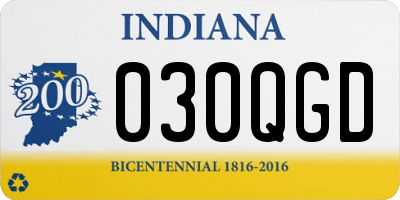 IN license plate 030QGD