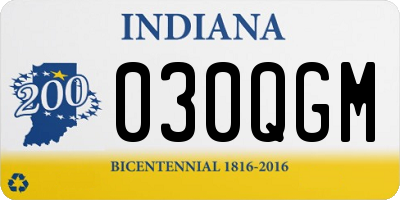 IN license plate 030QGM