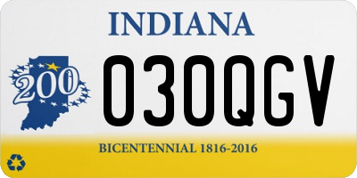 IN license plate 030QGV