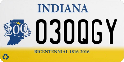 IN license plate 030QGY