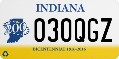 IN license plate 030QGZ