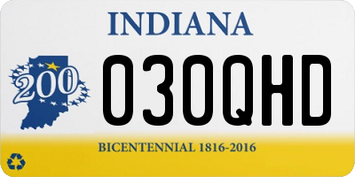 IN license plate 030QHD