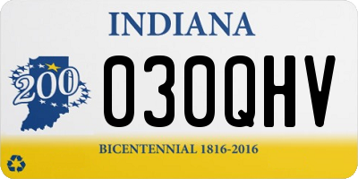 IN license plate 030QHV