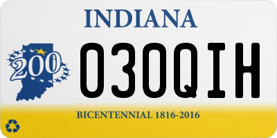 IN license plate 030QIH