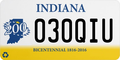 IN license plate 030QIU