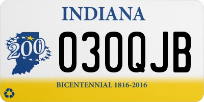 IN license plate 030QJB