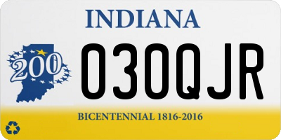 IN license plate 030QJR