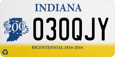 IN license plate 030QJY