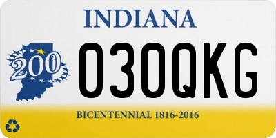 IN license plate 030QKG