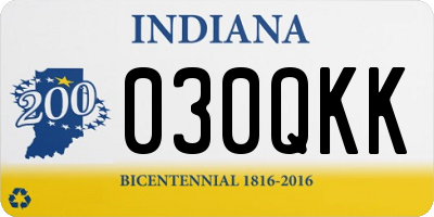 IN license plate 030QKK