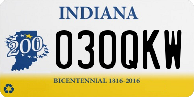 IN license plate 030QKW