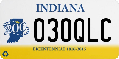 IN license plate 030QLC