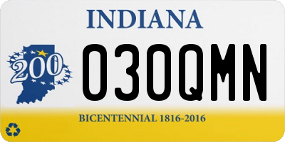 IN license plate 030QMN
