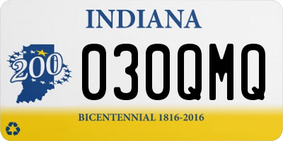 IN license plate 030QMQ