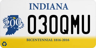 IN license plate 030QMU