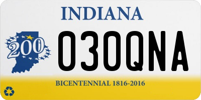 IN license plate 030QNA