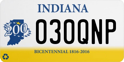 IN license plate 030QNP