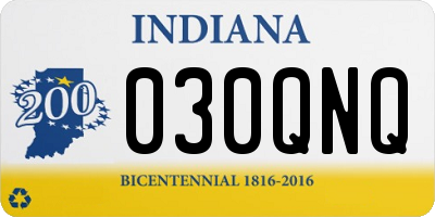 IN license plate 030QNQ