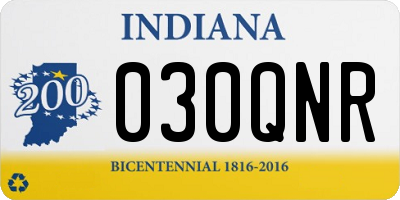 IN license plate 030QNR