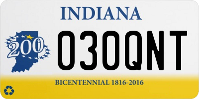 IN license plate 030QNT