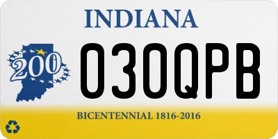 IN license plate 030QPB