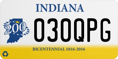 IN license plate 030QPG