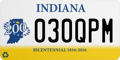 IN license plate 030QPM