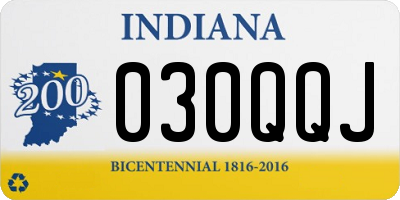 IN license plate 030QQJ