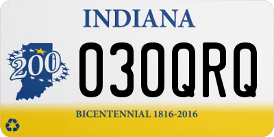 IN license plate 030QRQ